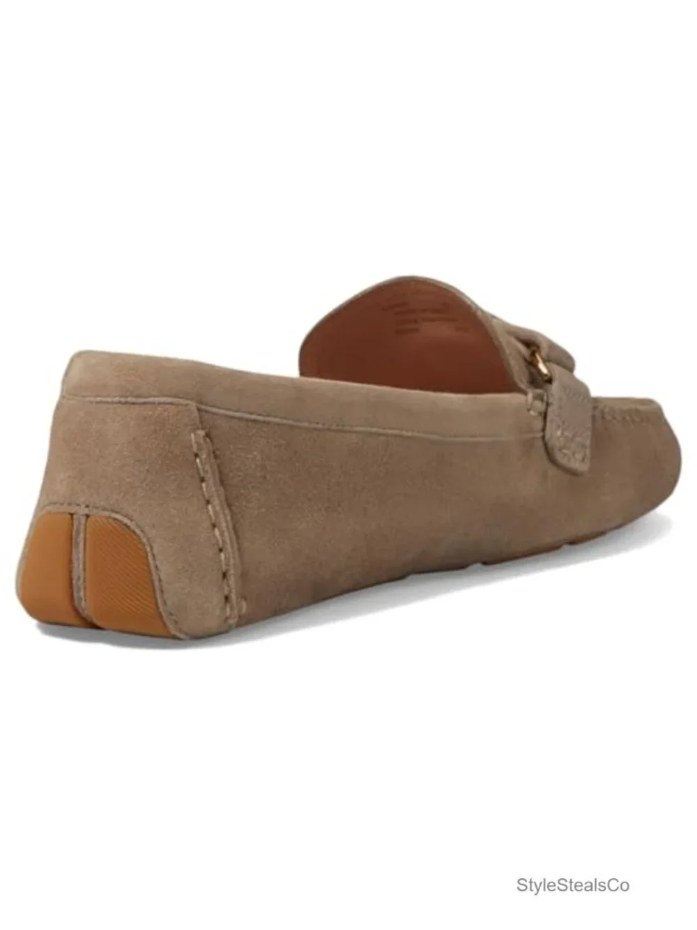 Classic Driver Loafer with Knotted Keeper Strap